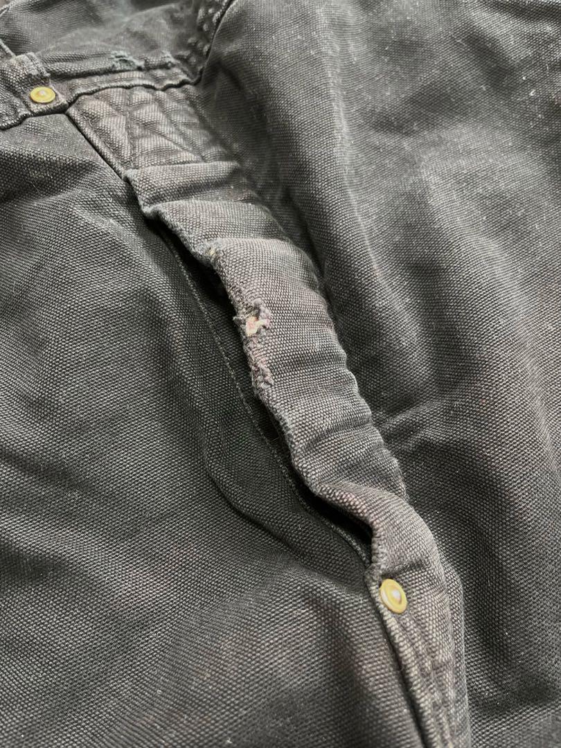 Carhartt オーバーオール　ダブルニー　鬼フェード