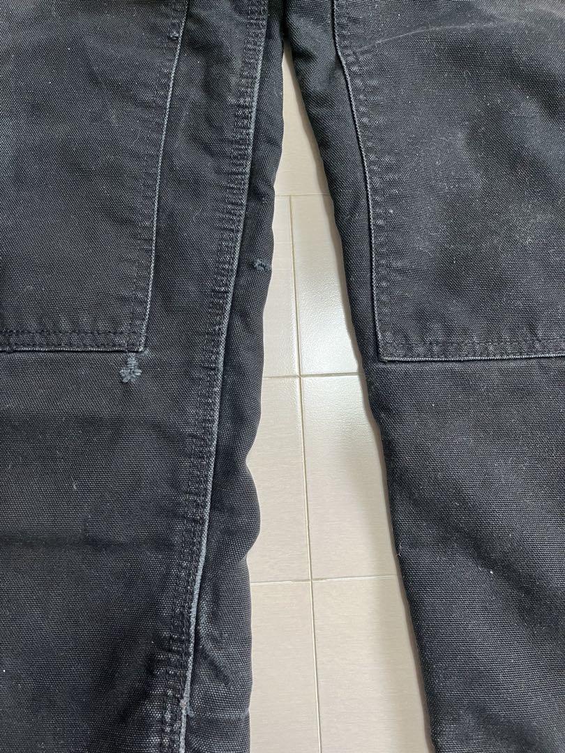 Carhartt オーバーオール　ダブルニー　鬼フェード