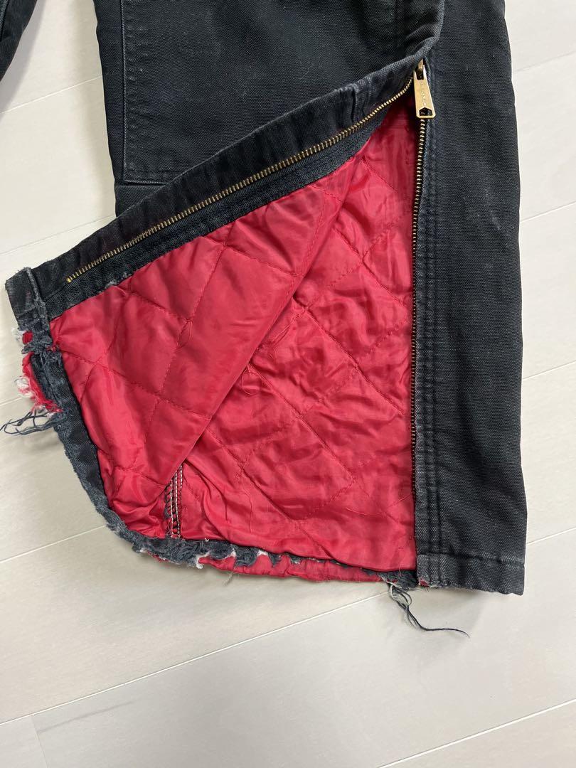 Carhartt オーバーオール　ダブルニー　鬼フェード