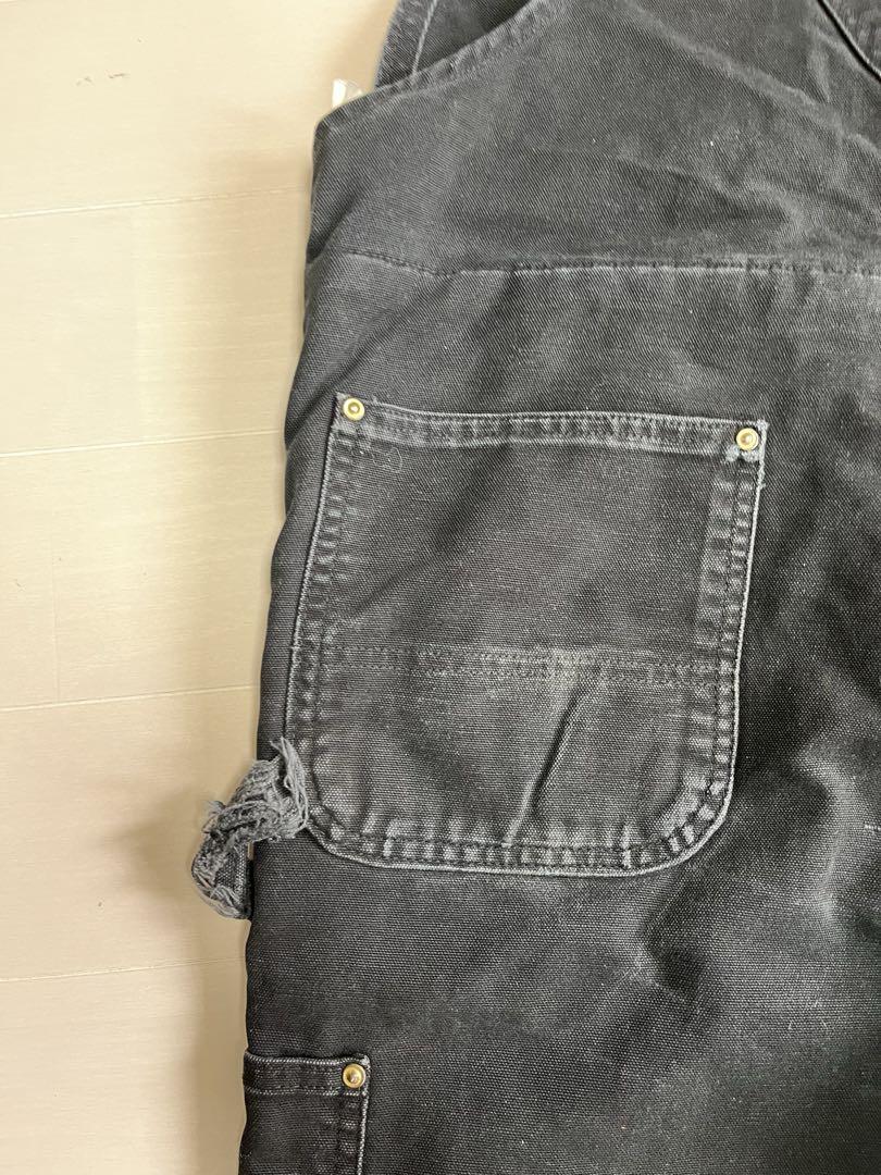 Carhartt オーバーオール　ダブルニー　鬼フェード