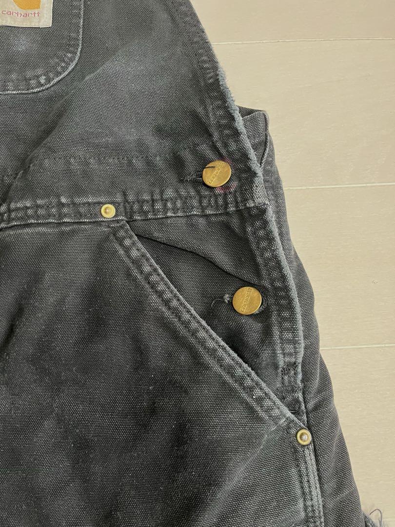 Carhartt オーバーオール　ダブルニー　鬼フェード