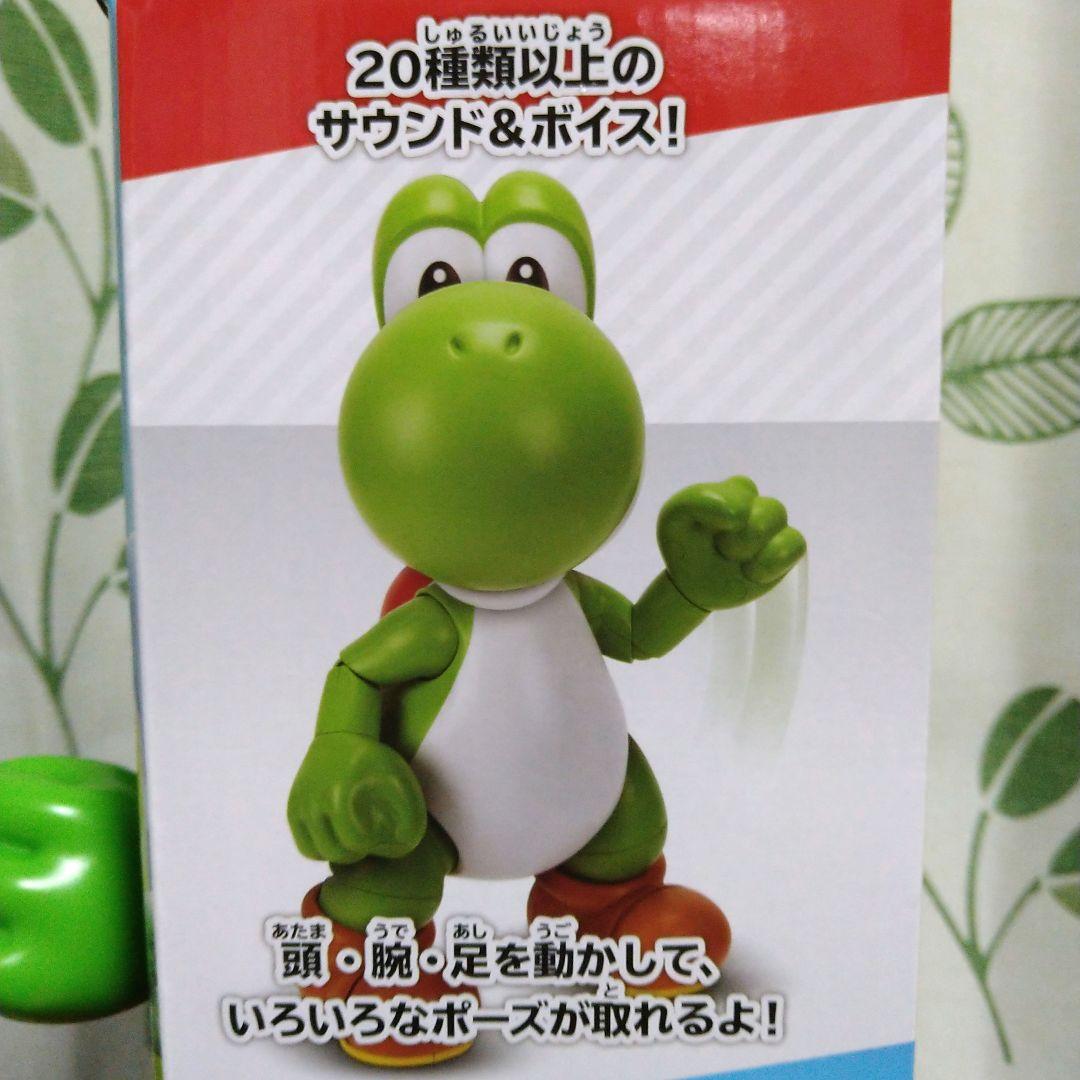 「数量限定 在庫処分セール」 新品】トーキングフィギュアヨッシー スーパーマリオLET'SGO ゲームキャラクター
