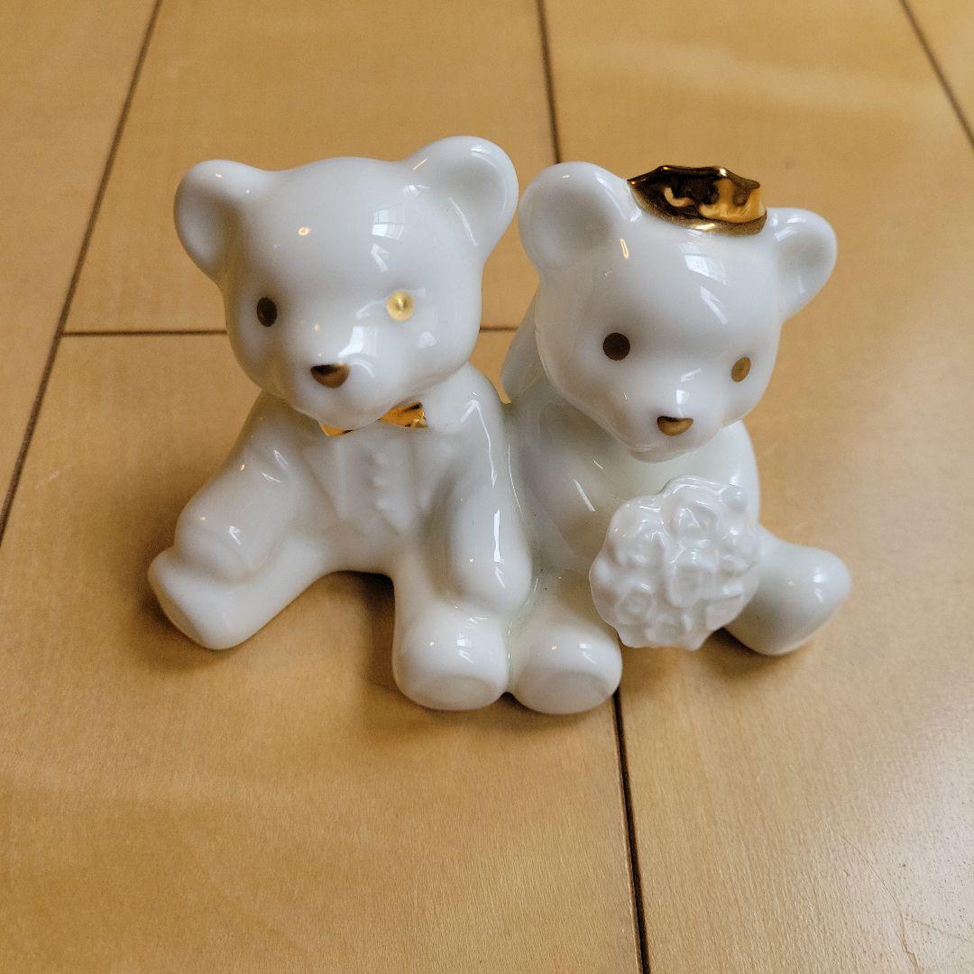 ノリタケ　ベア　ウェディング