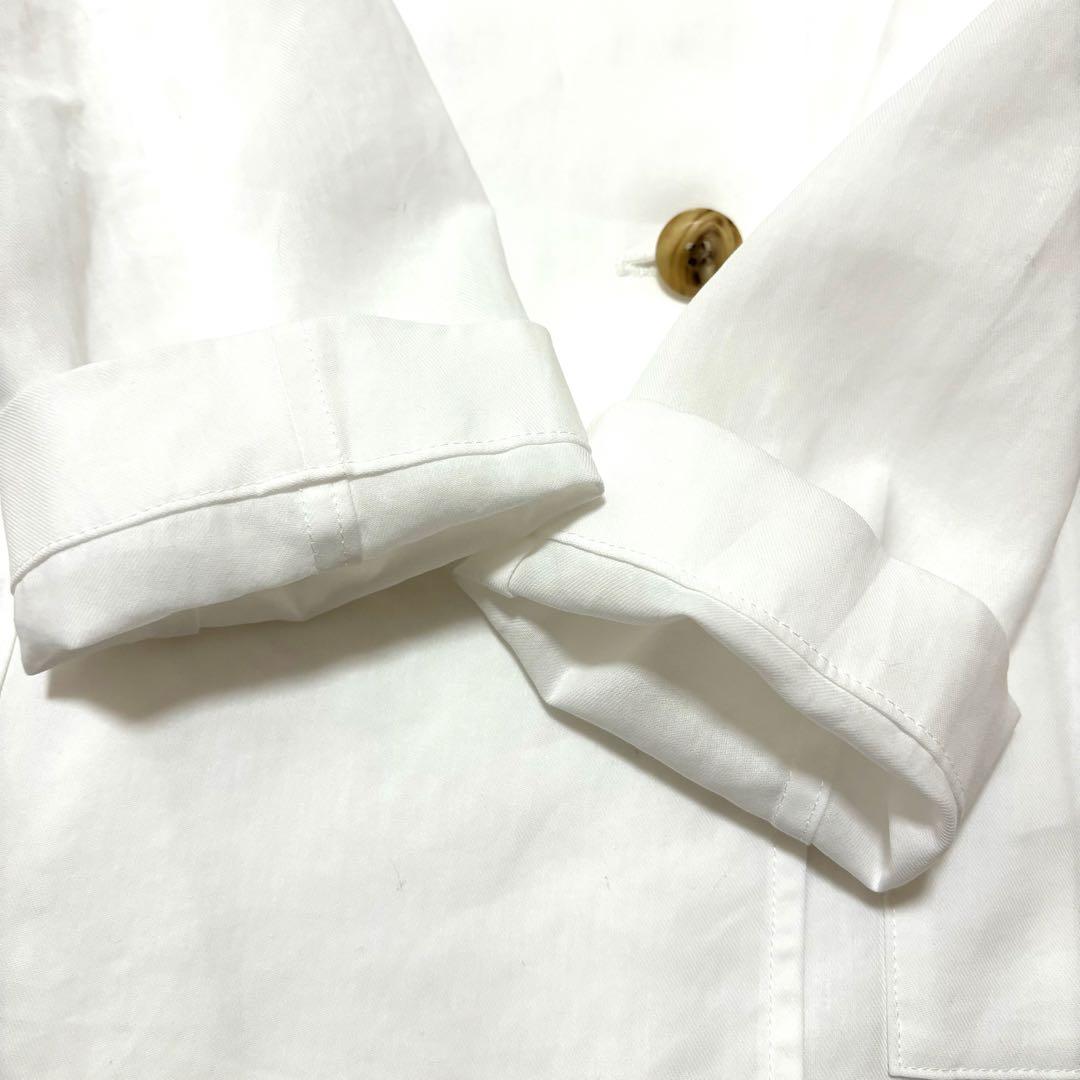 美品】BEIGE,ベイジ 21SS ダブルジャケット シアー コットン