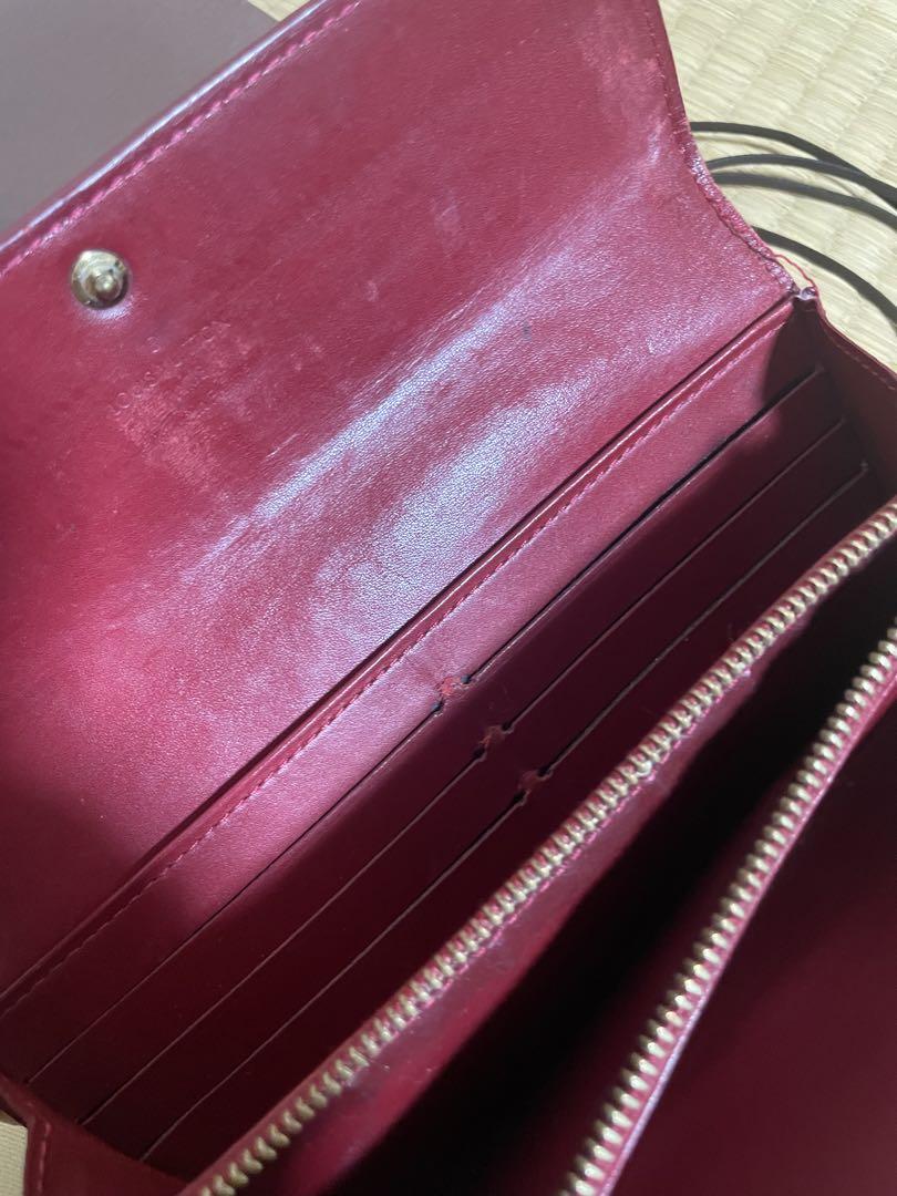 Louis Vuitton ルイヴィトン　ヴェルニ　サラ　レッド 長財布 LOUIS VUITTONレッド 長財布 ポルトフォイユ サラ ヴェルニ