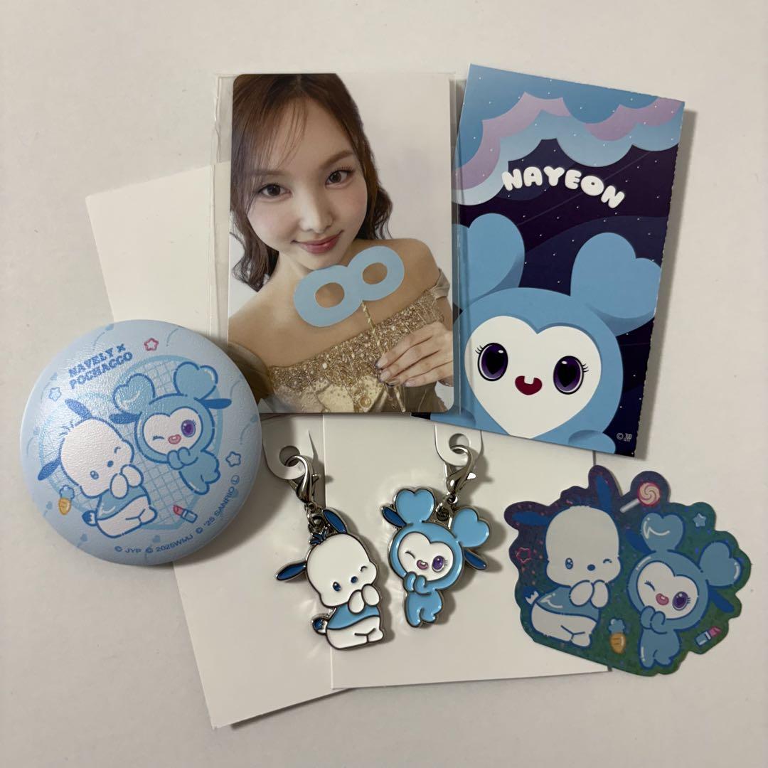 TWICE サンリオ バッグチャーム ナヨン ナブリー ポチャッコ TWICE サンリオ バッグチャーム ナヨン ナブリー ポチャッコ