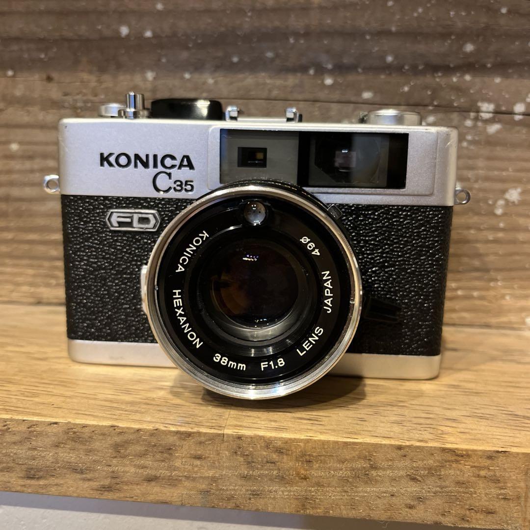 コニカ　Konica C35 フィルムカメラ 美品です！ 中古】Konica コニカ C35 コンパクトフィルムカメラ | 中古