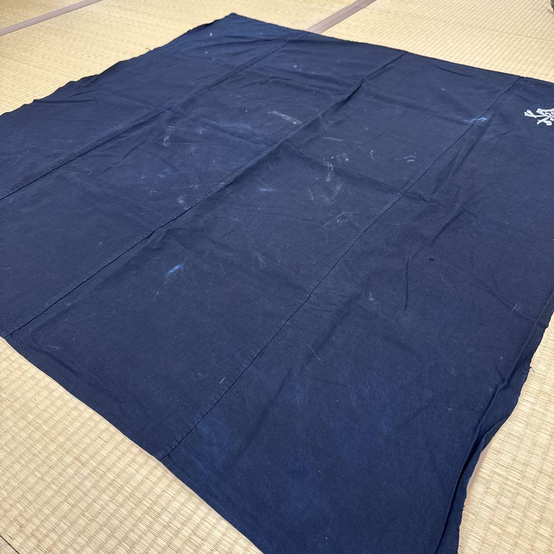 藍染木綿 家紋風呂敷 四巾 木綿古布 - メルカリ