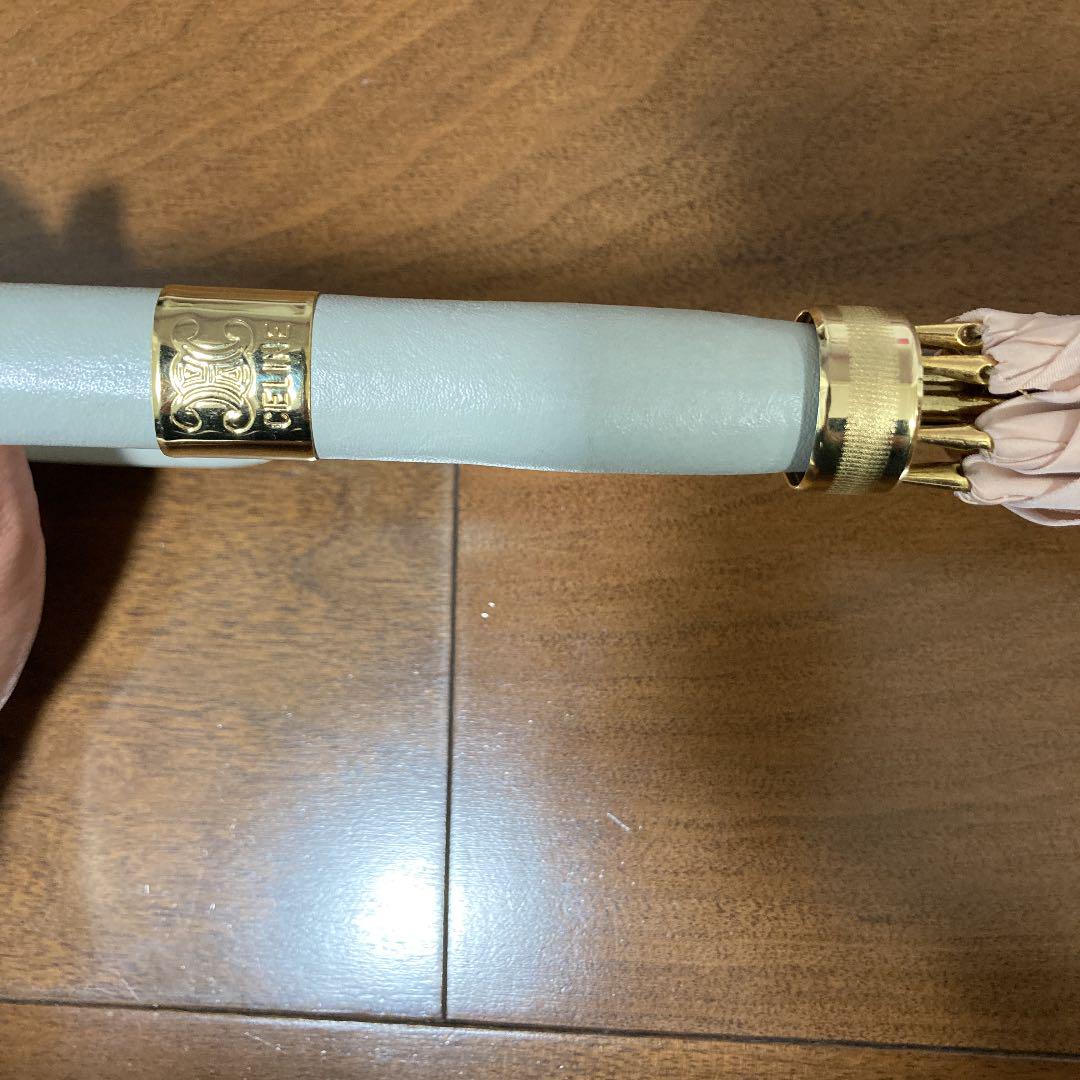 ですので セリーヌ 長傘 美品 2Hkhv-m43234028542 傘 雨傘 ージュの