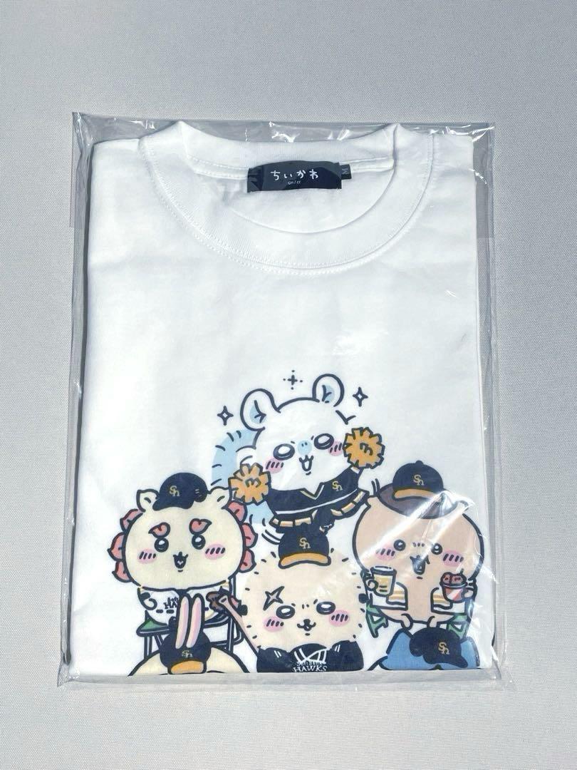 ちいかわ ホークス Tシャツ オールスター ホワイト M 新品 匿名