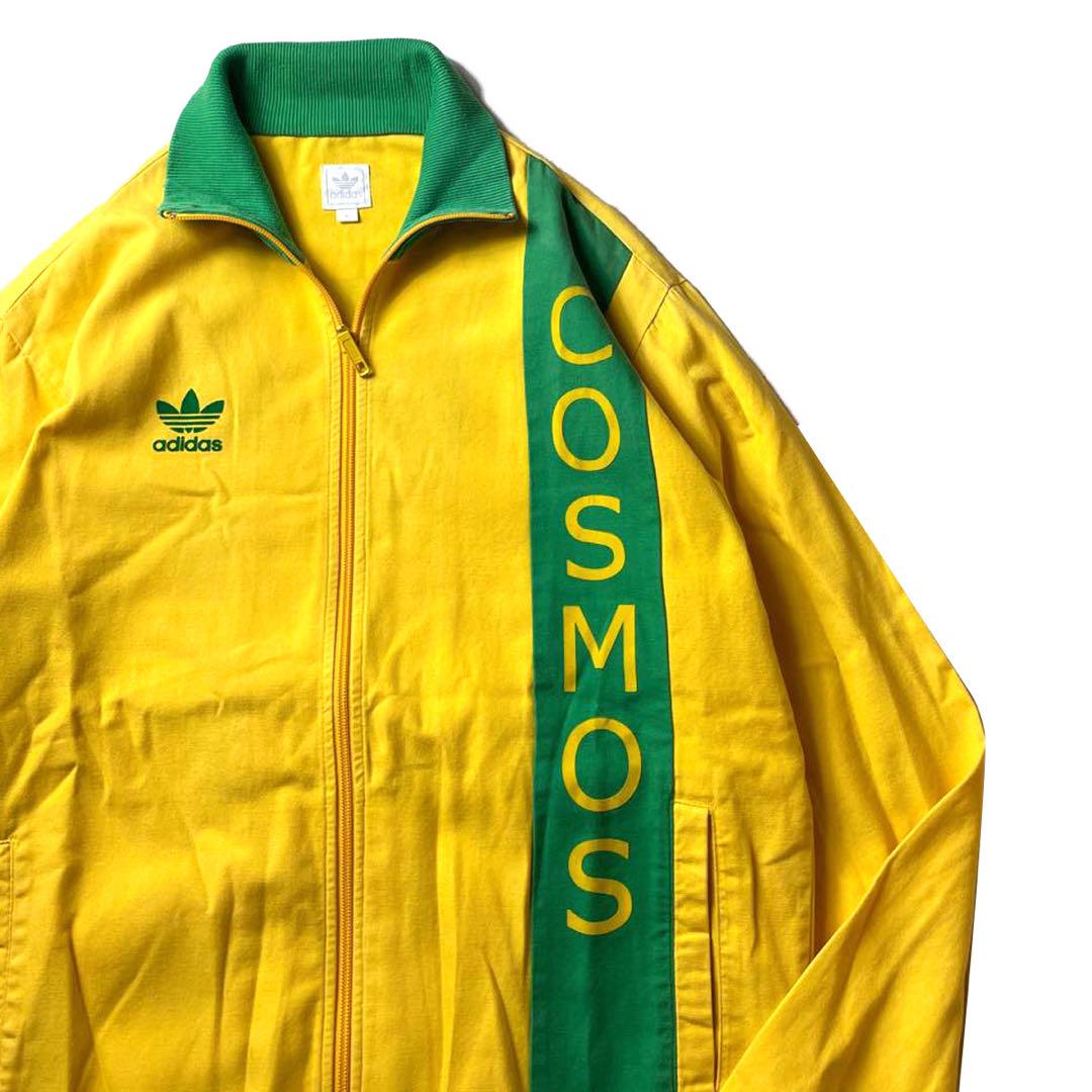 【希少】adidas COSMOS トラックジャケット イエロー グリーン L