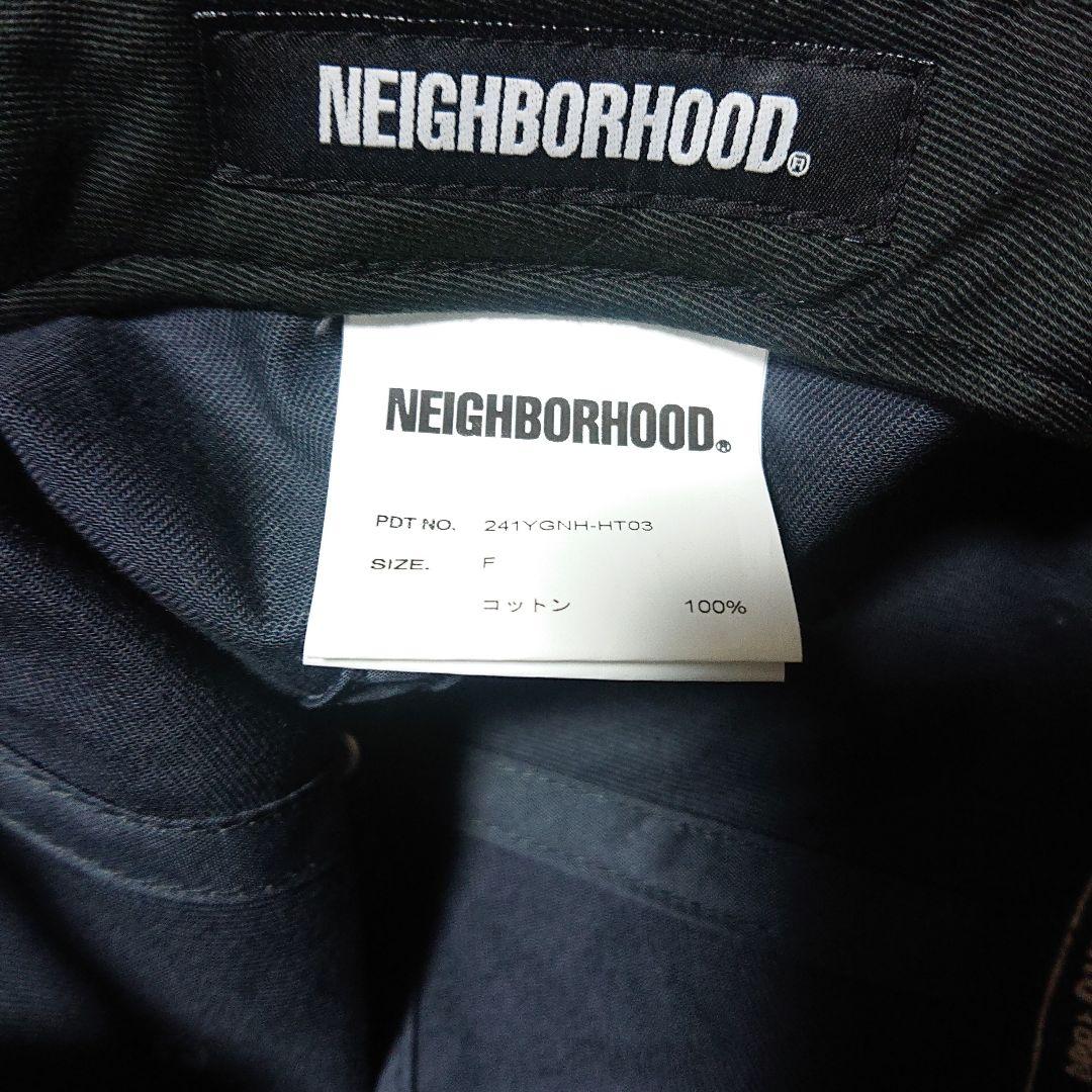 NEIGHBORHOOD バーロゴ 6パネルダットキャップ