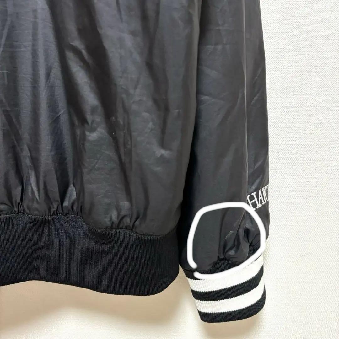 Majestic ソフトバンクホークスジャケット 黒ブラック XL スタジャン
