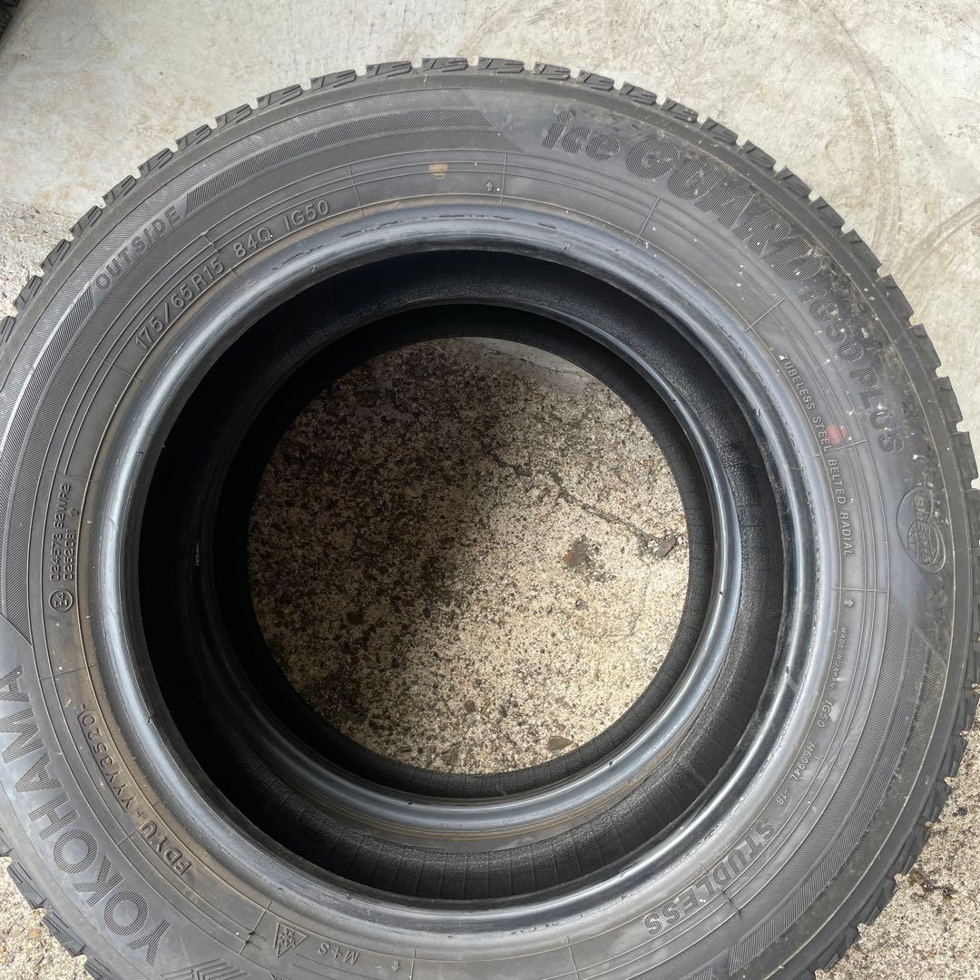 175/65R15 ヨコハマ アイスガード iG50+ ４本セット　2020