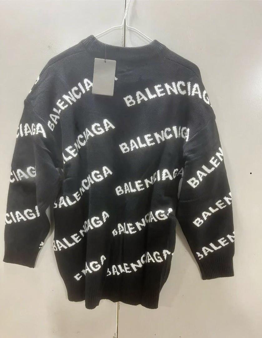 BALENCIAGA ロゴニットセーター ブラック M