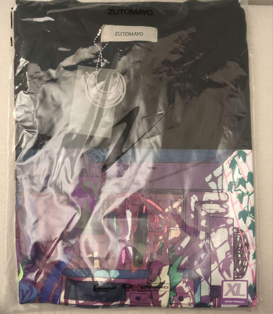 ずっと真夜中でいいのに。 Re：HP TOP TEE トップTシャツ 黒 XL HP TOP ロンT(Black) - ZUTOMAYO MART