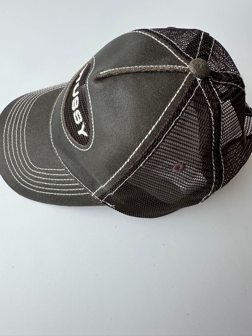 STUSSY ダークグレー ベースボールキャップ STUSSY ダークグレー ベースボールキャップ