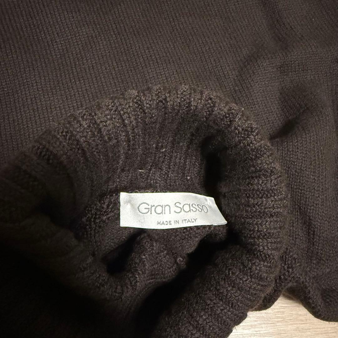 【極美品】Gran Sasso ブラウン タートルネック セーター S 【極美品】Gran Sasso ブラウン タートルネック セーター S