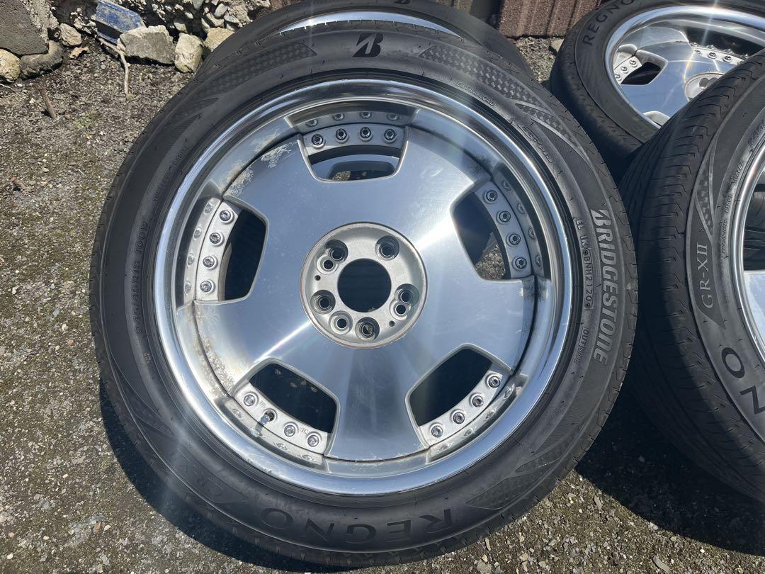 work ユーロライン１８インチ/BS レグノGR-XⅡ245/45R18