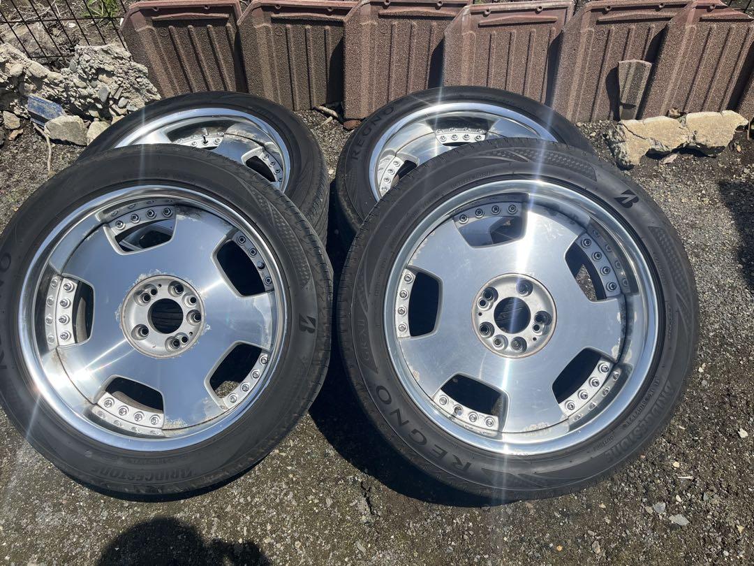 work ユーロライン１８インチ/BS レグノGR-XⅡ245/45R18