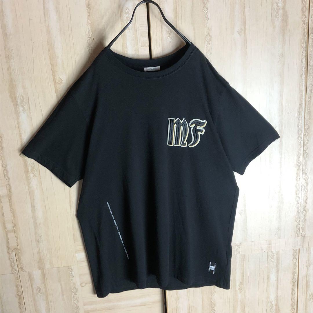 MONCLER モンクレール tシャツ バックロゴ ワッペン刺繍 ロゴ付き