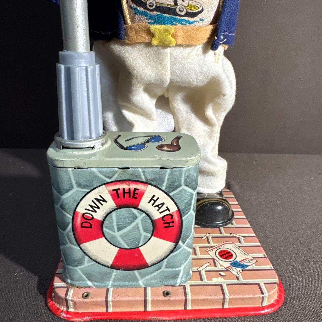 The Drinking Captain ブリキ 日本製【レア】 The Drinking Captain