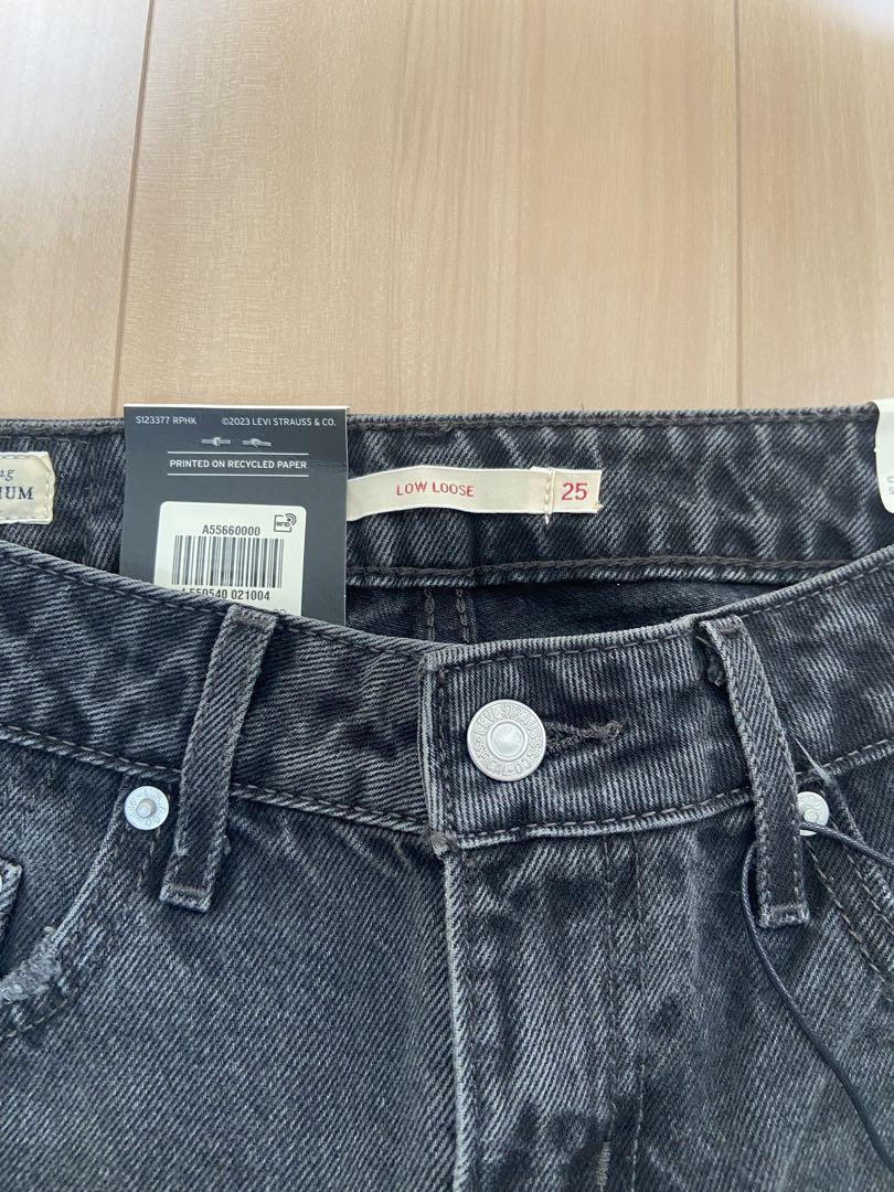Levi's LOW LOOSE ブラック 25inch