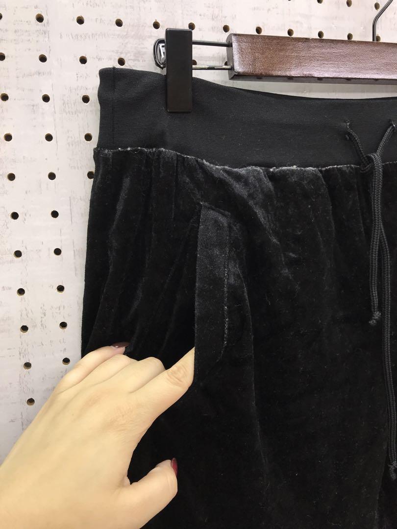 Y2K ネオお兄 ロックギャル男古着 Roen ベロアジャージパンツ