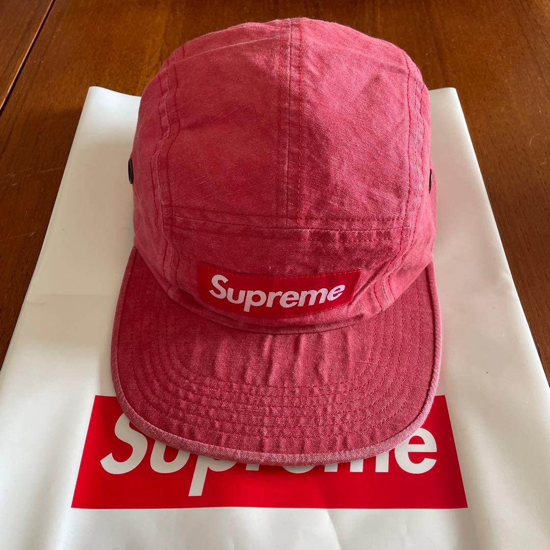 Supreme ピンク ワークキャップ