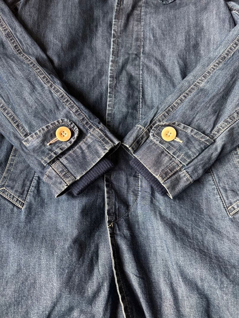 sacai サカイ デニム ボアライナー付き ロングコート ユニセックス sacai サカイ デニム ボアライナー付き ロングコート ユニセックス