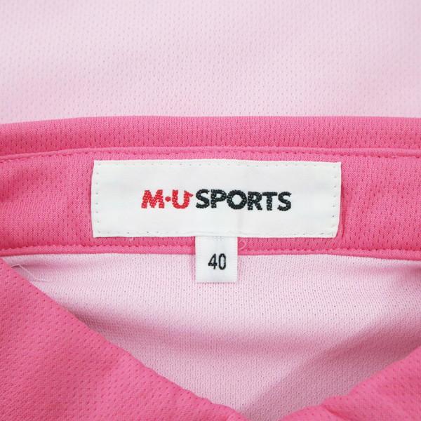 新品 MU SPORTS ポロシャツ 40 LCS1595 M ゴルフウェア