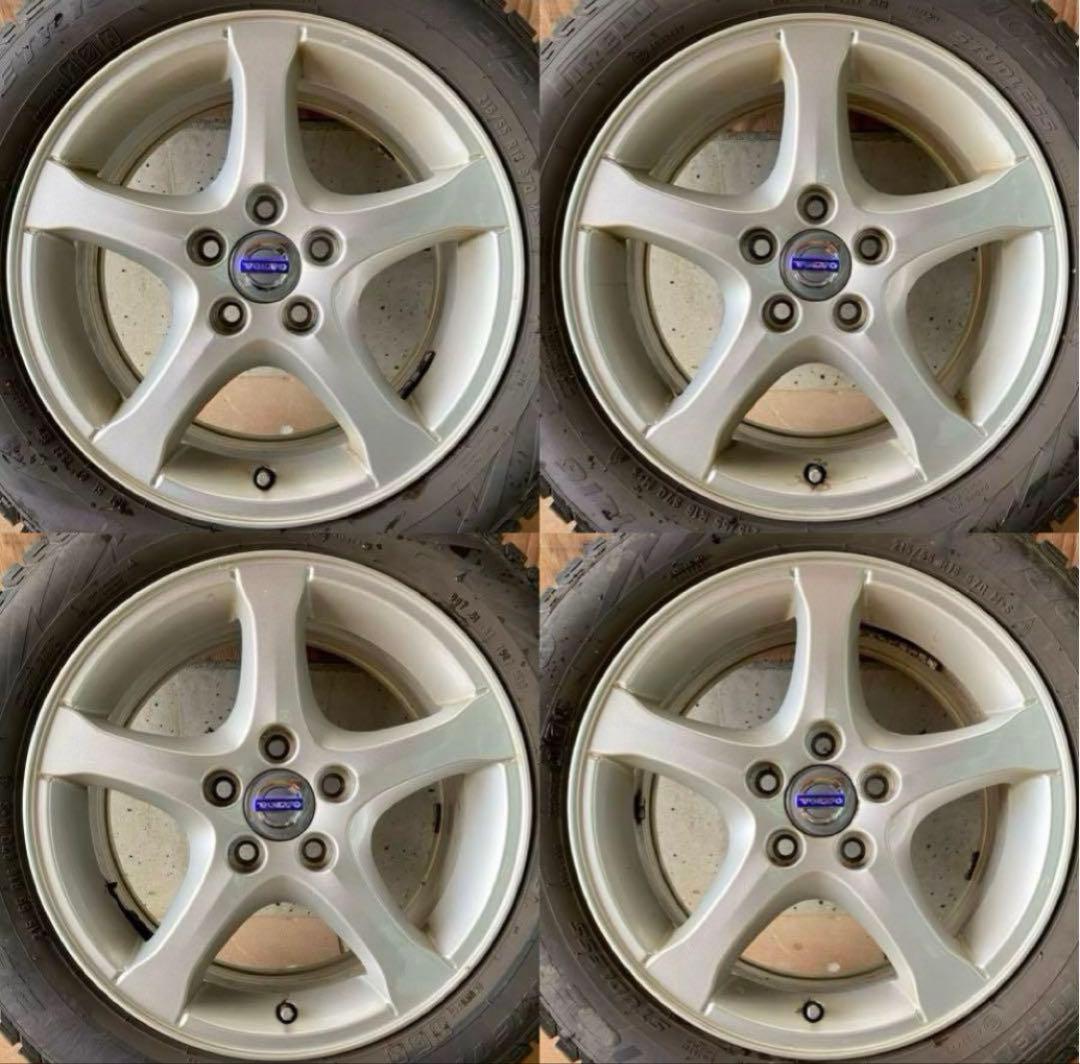 ボルボ純正アルミホイール＆スタッドレスタイヤ４本セット　215/55R16
