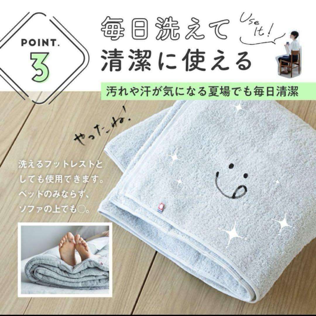 今治睡眠用タオル2 専用ポール付 今治タオル枕 睡眠用タオル枕