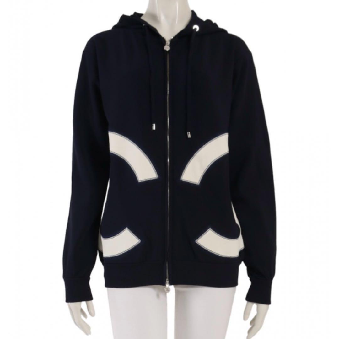 18aw CHANEL シャネル Wジップアップパーカー ココマーク 34