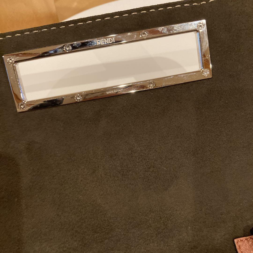 FENDI ファーショルダーバッグ ホワイト