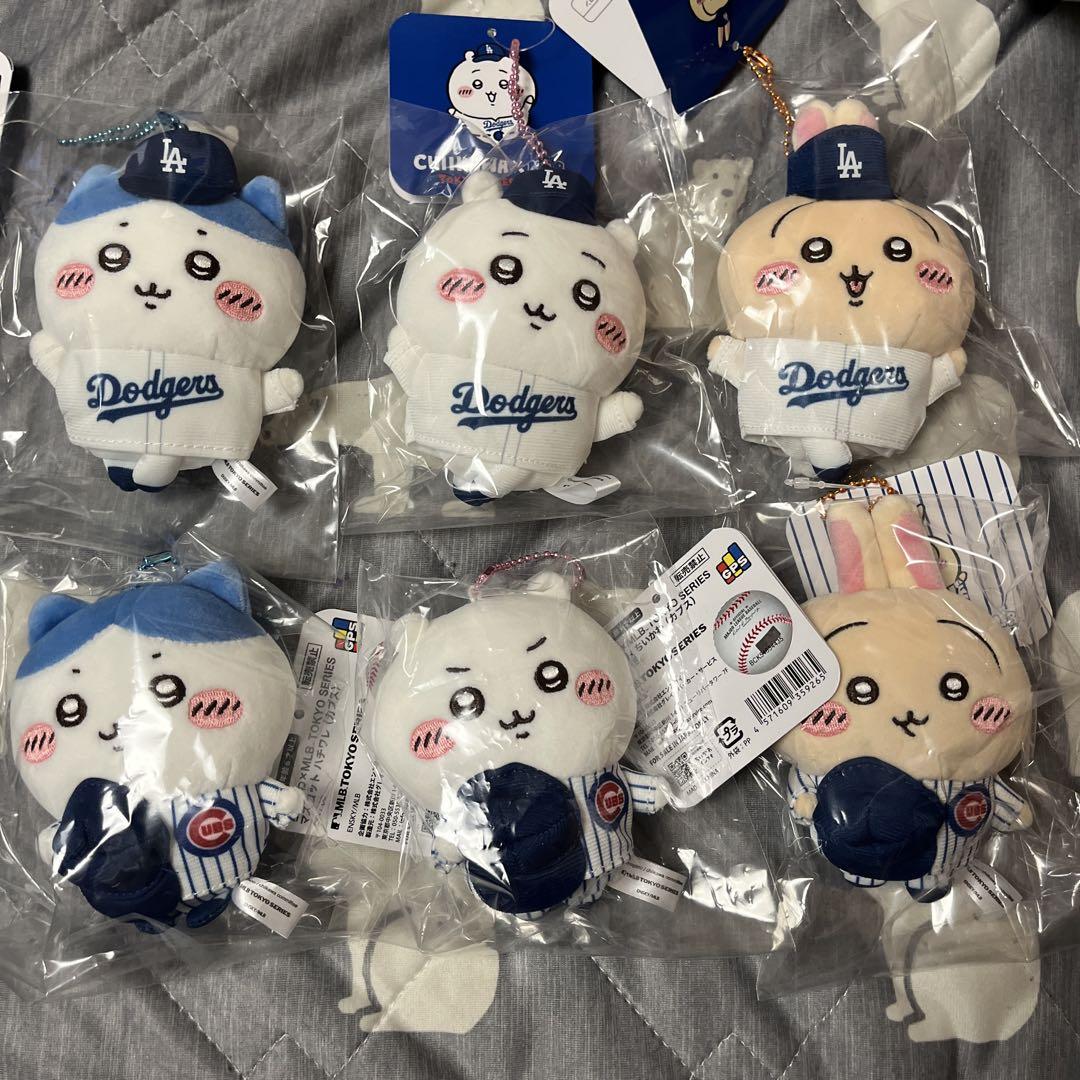 ちいかわ× MLB ドジャース カブス マスコット 全6種セット 新品