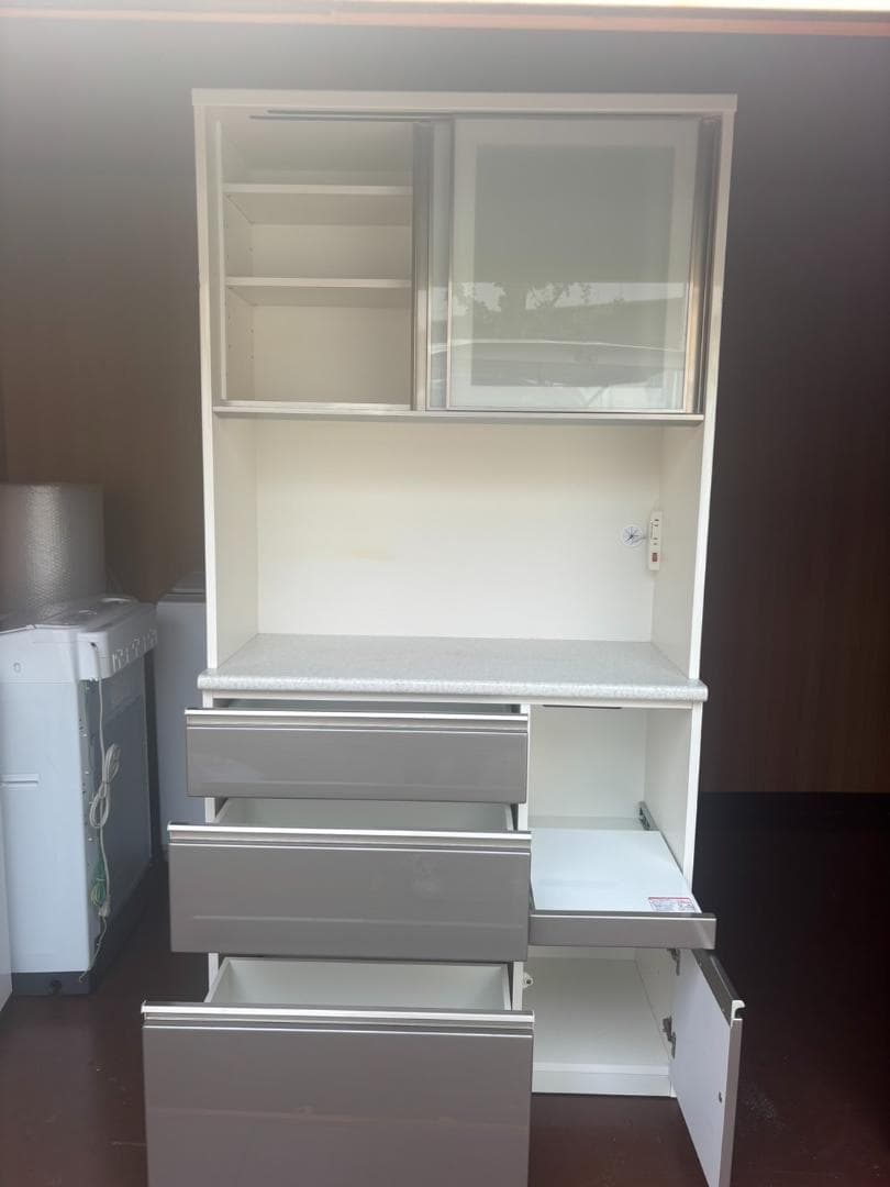 ともくん　ニトリ　キッチンボード　食器棚 ともくん様専用 ニトリ キッチンボード 食器棚