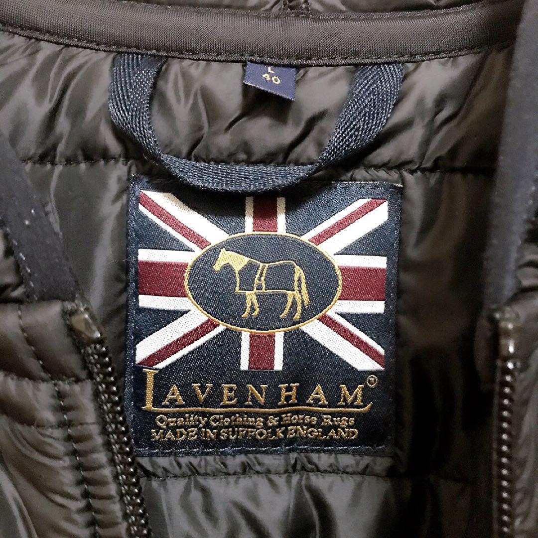 LAVENHAM ラベンハム ダウンジャケット L 黒 メンズ 英国製 アウター