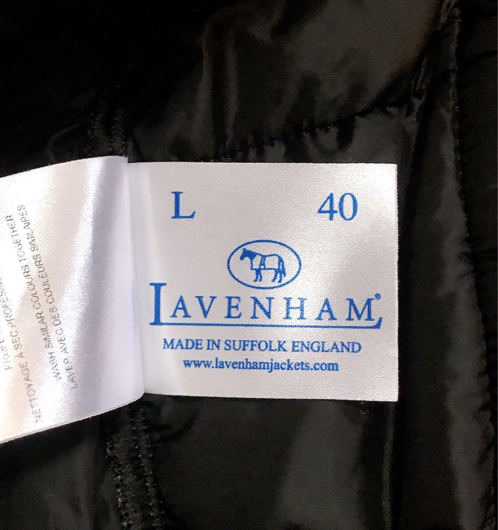 LAVENHAM ラベンハム ダウンジャケット L 黒 メンズ 英国製 アウター