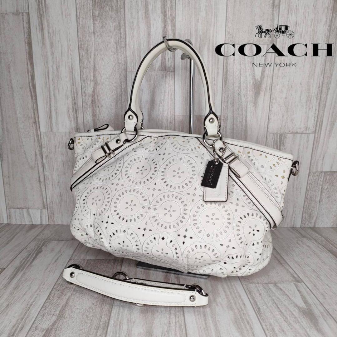 30 COACH コーチ シグネチャー 2WAY ハンドバッグ ショルダーバッグ