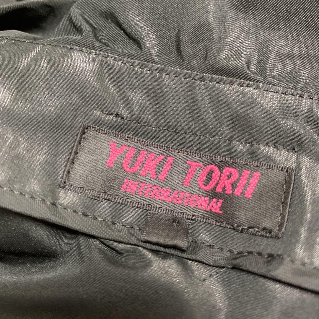 美品 yuki torii ユキトリイ 五分丈 パフスリーブ フリル ジャケット