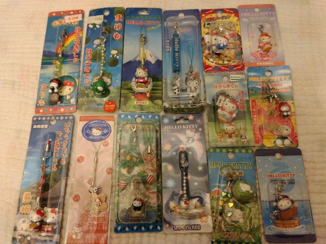 15点 ご当地キティ ハローキティ ストラップ まとめ売り マスコットチャーム