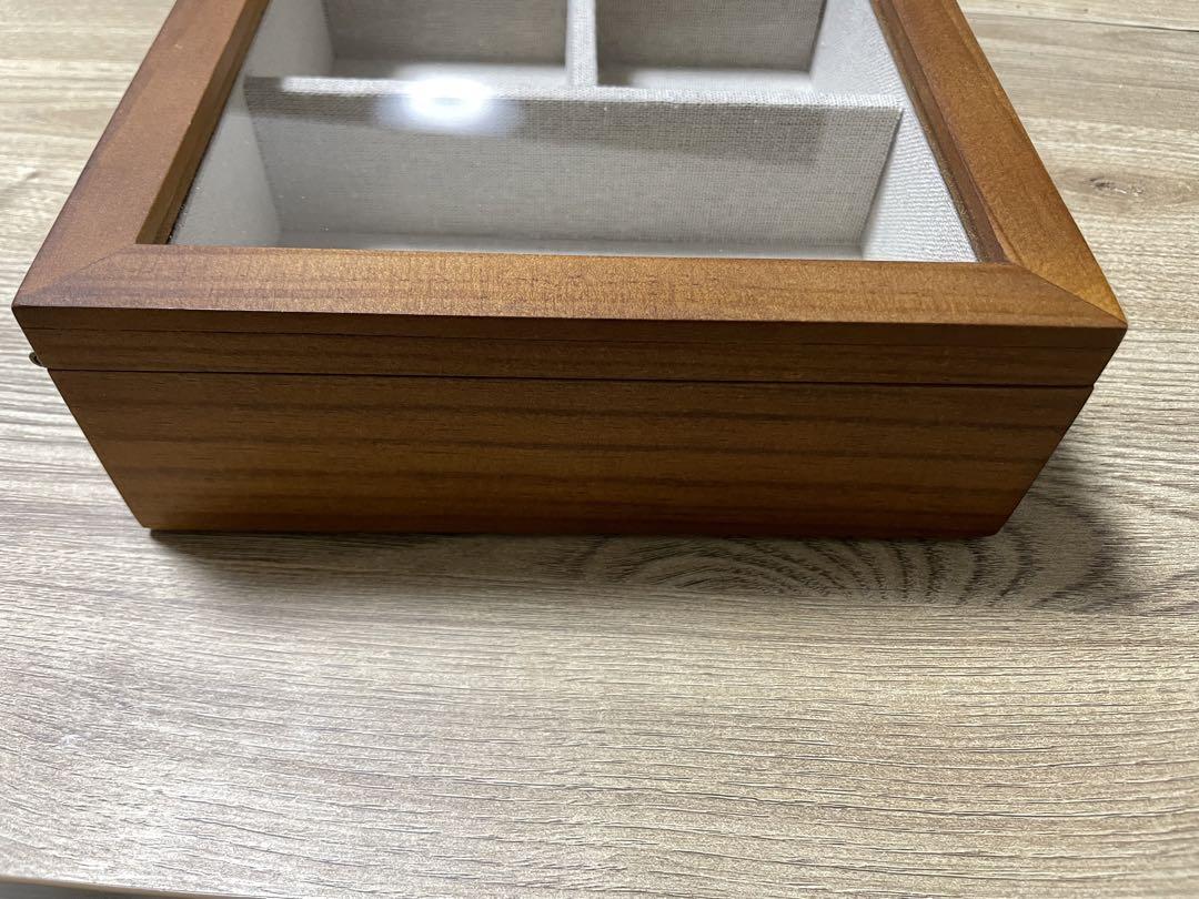 【中古】ZARAHOME ウッドジュエリーボックス