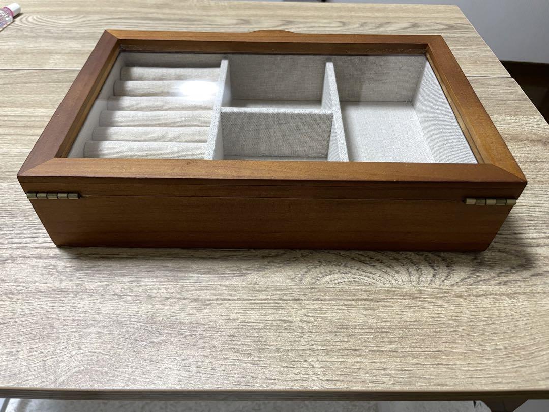 【中古】ZARAHOME ウッドジュエリーボックス