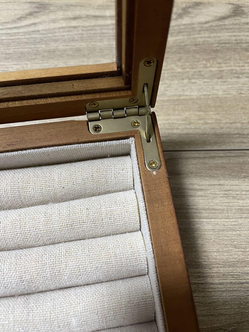 【中古】ZARAHOME ウッドジュエリーボックス