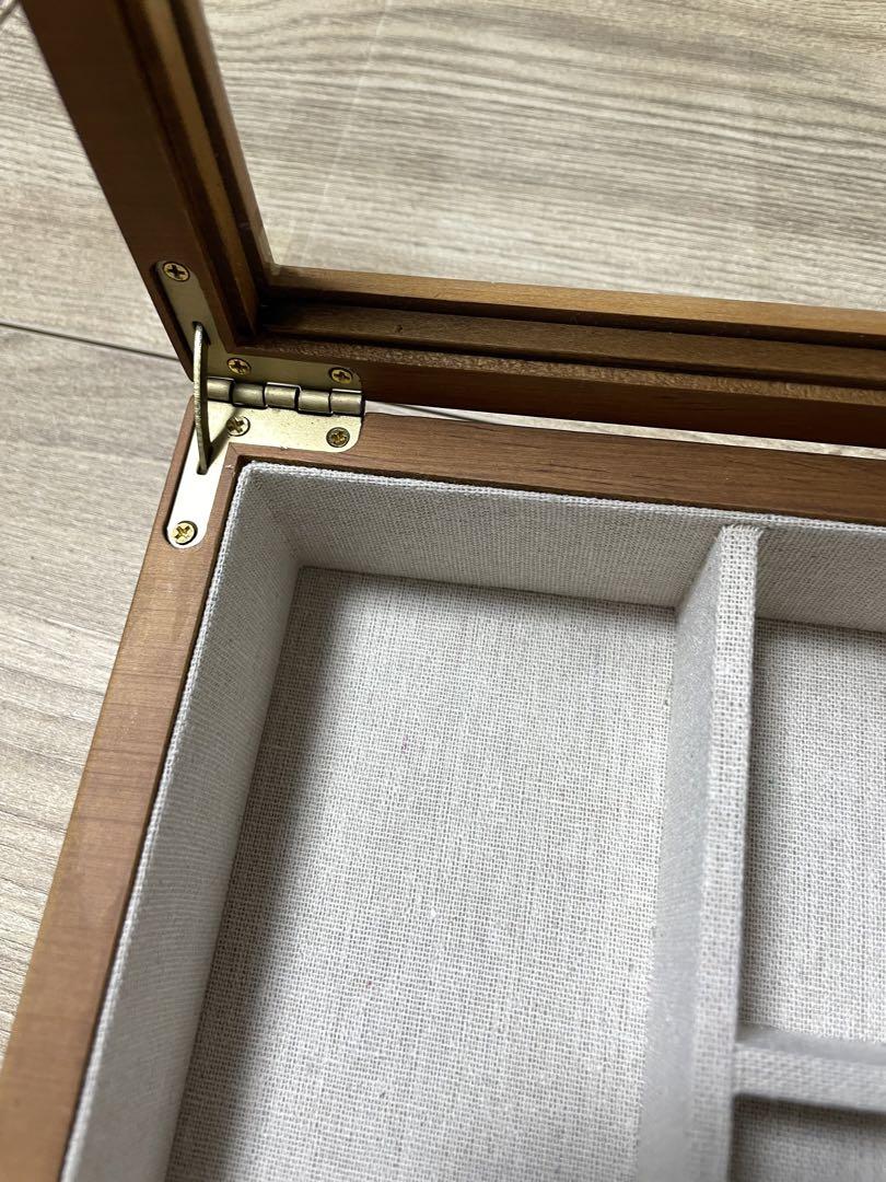 【中古】ZARAHOME ウッドジュエリーボックス