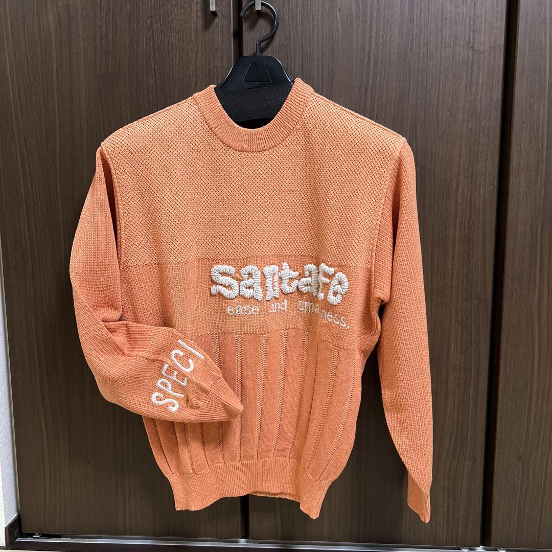 Santafe - サンタフェ 総柄 長袖 Vネック セーター Feb-38