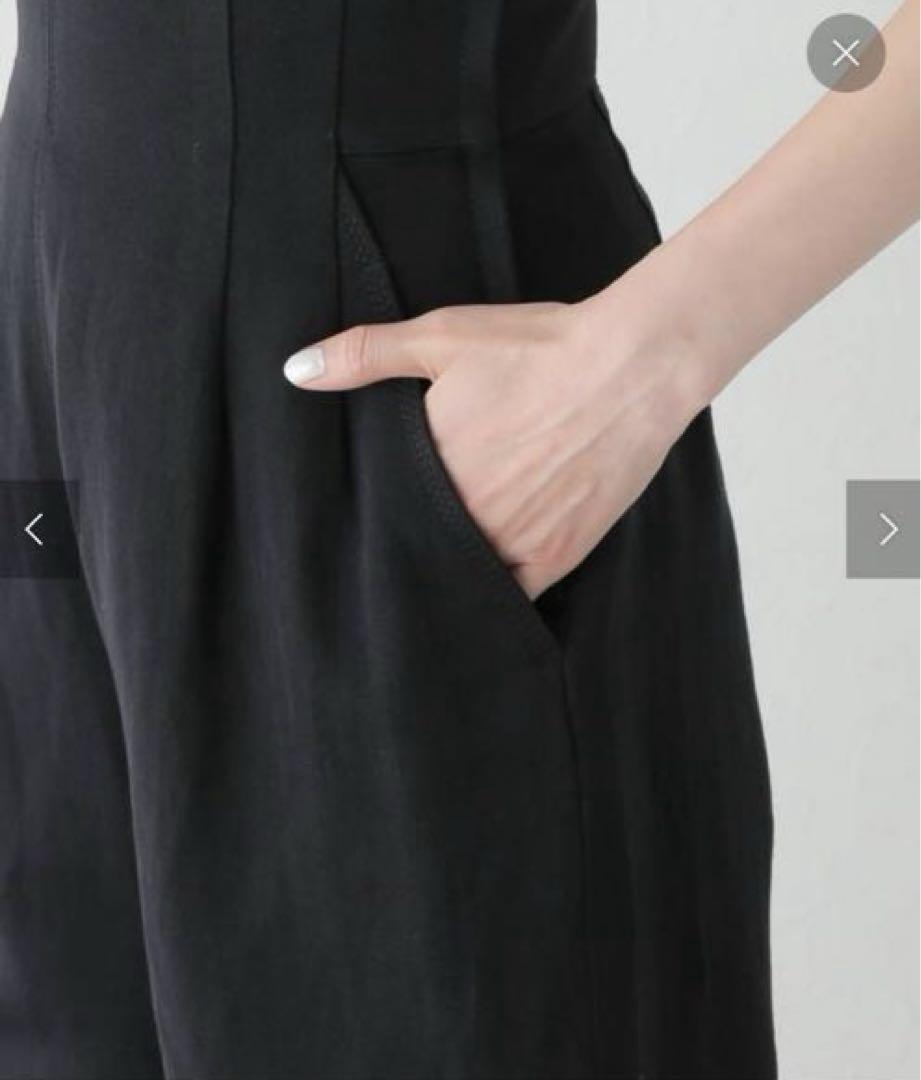 美品【Noble】ハイウェストサロペットパンツ 38サイズ 画像6