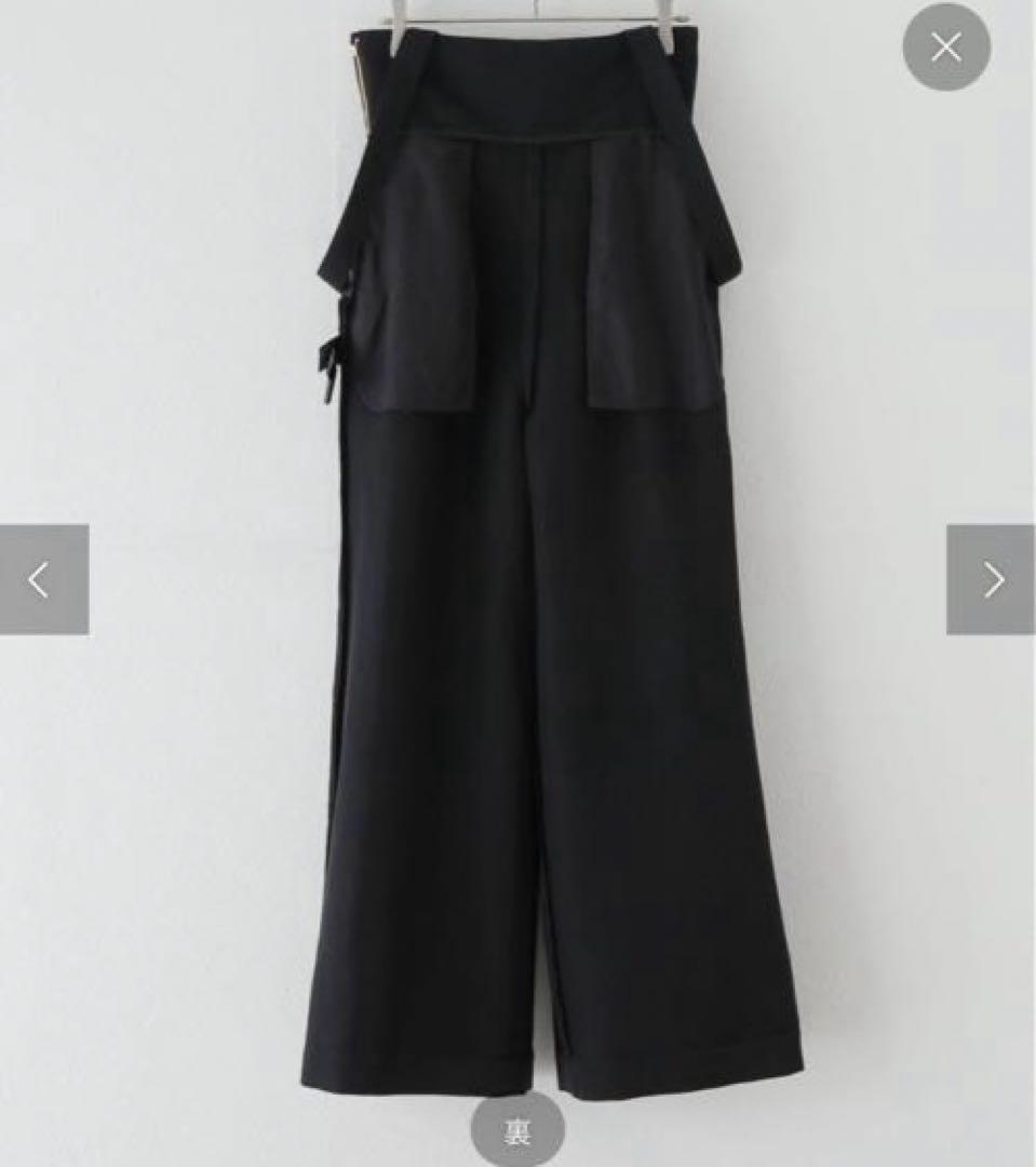 美品【Noble】ハイウェストサロペットパンツ 38サイズ 画像8