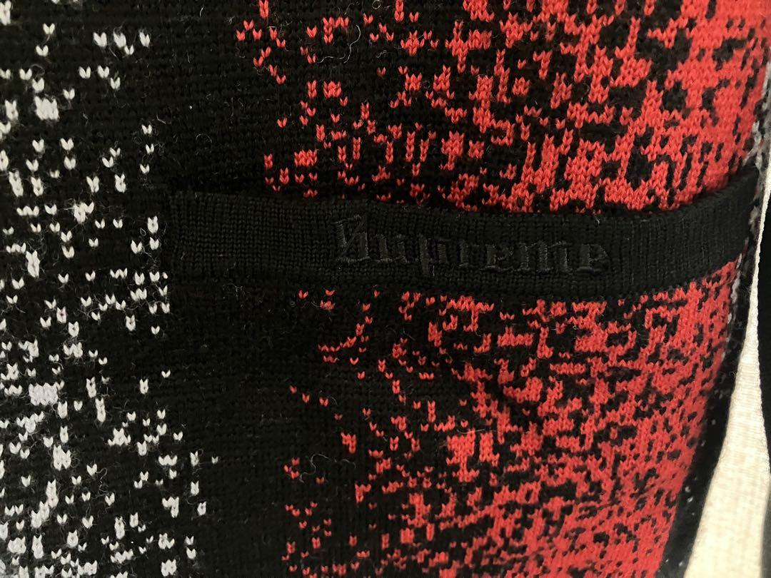 トップス Supreme GradientStripe ZipUp Cardigan